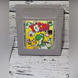Yoshi (Nintendo Game Boy, 1991) Car. And Manual Only – Tested & Working